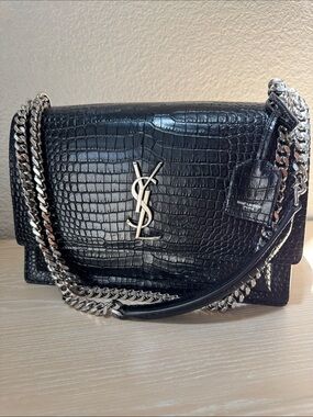 Authentic Large Saint Laurent Sunset Bag